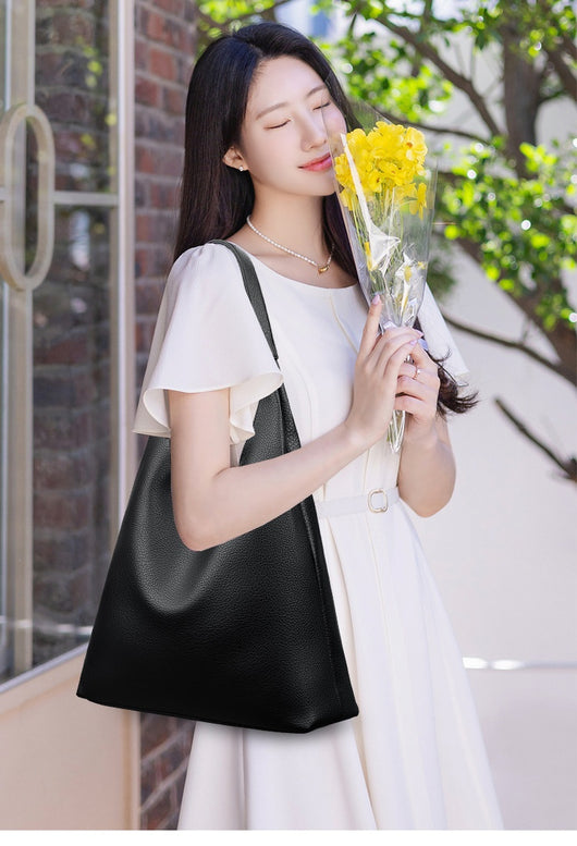 Bolso Retro de Cuero Suave con Gran Capacidad para Llevar al Hombro - Image 30