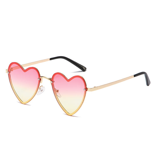 Gafas de Sol Decorativas con Diseño de Corazón Melocotón para Mujer - Image 13