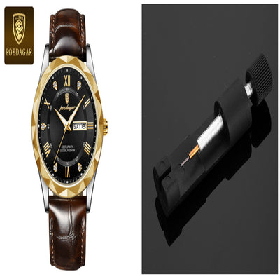 Reloj de Pulsera de Cuarzo Luxury para Hombre con Correa de Cuero - Image 47