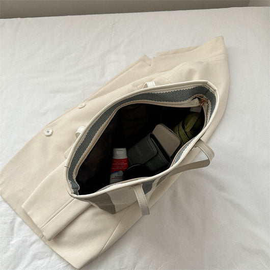 Bolsa Commuter de Lona de Gran Capacidad para Mujer - Image 15