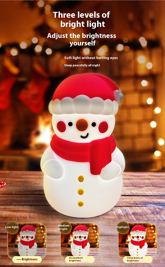 Lámpara Nocturna Muñeco de Nieve - Luz LED Suave para Dormitorio Infantil - Image 9