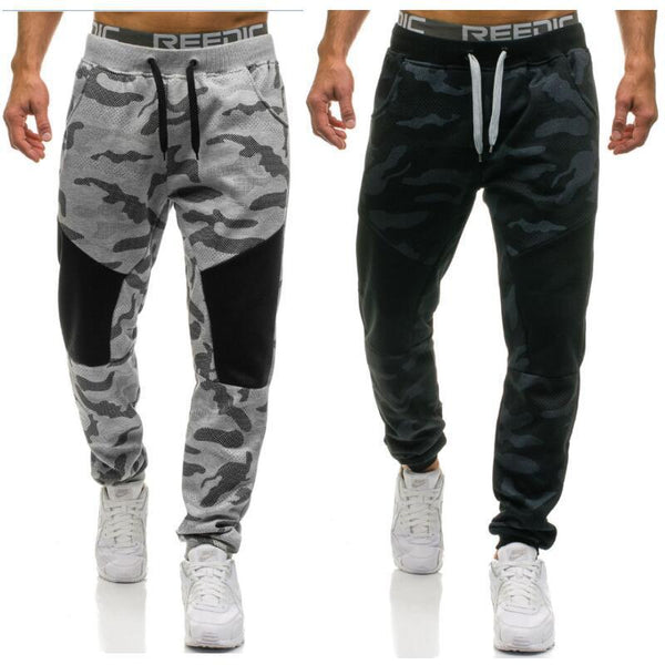 Pantalones Cargo Camuflaje con Cordón Ajustable