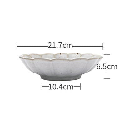 Juego de Platos Retro Cerámica con Cuencos para Arroz y Vajilla - Image 9
