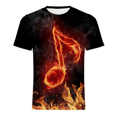 Playera Casual Hombre con Estampado Digital Cuello Redondo - Image 40