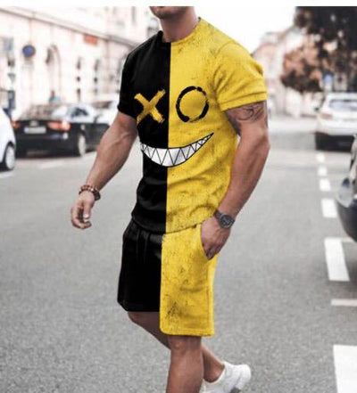 Conjunto Deportivo Hombre Camiseta Manga Corta Tecnología 3D - Image 14