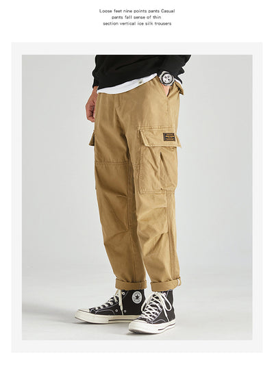 Overol Holgado Casual para Hombre con Bolsillos Amplios - Image 16