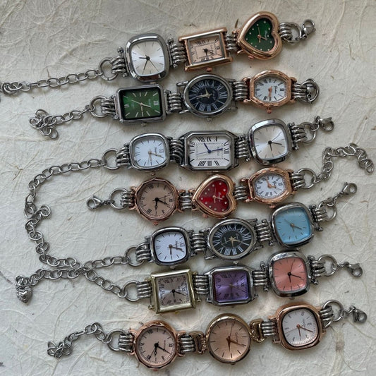 Reloj Pulsera Vintage Punk Retro - Estilo Clásico Atemporal
