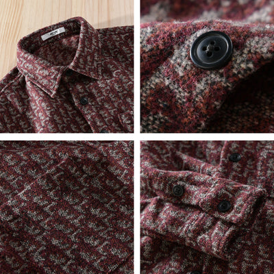 Chaqueta Camisa Casual Gruesa de Manga Larga para Hombre - Image 4