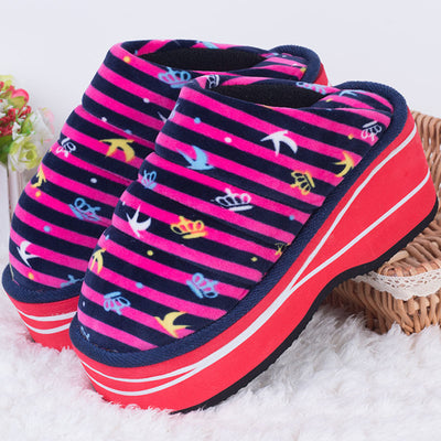 Pantuflas de Invierno para Casa con Tacón Alto, Suela Gruesa y Antideslizante - Image 22