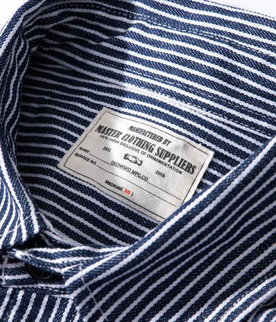 Camisa Retro de Rayas Verticales Manga Larga para Hombre - Image 39