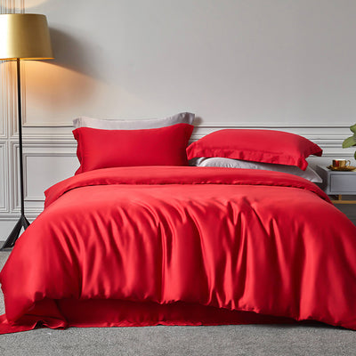 Juego de Cama Tencel Reversible de Color Sólido Lenzing - Image 5