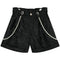 Shorts Jacquard con Tira de Perlas en el Hombro