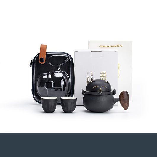 Juego de Té Portátil con Bolsa - Tetera de Cerámica para Viajes - Image 10