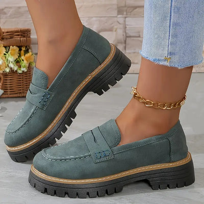Zapatos Casuales de Cuero para Mujer Talla Grande - Image 11