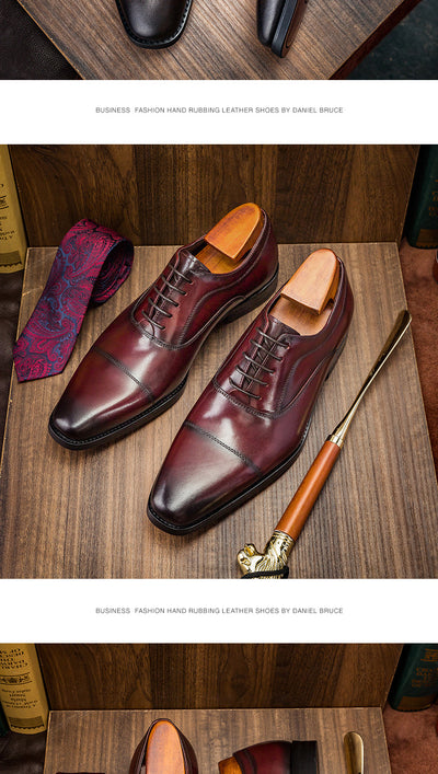 Zapatos Oxford de Cuero para Hombre - Elegancia Empresarial - Image 10