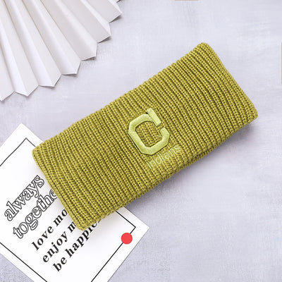 Banda para Cabello Tejida con Letra C Retro Net Red Estilo Minimalista - Image 10