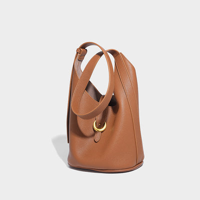 Bolso de Cuero Genuino con Asa de Hombro - Image 8