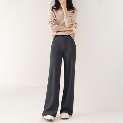 Pantalón de Punto Cintura Alta Grueso Multiuso - Image 7