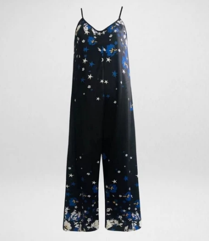 Jumpsuit Casual Estampado con Bolsillos - Tendencia Verano