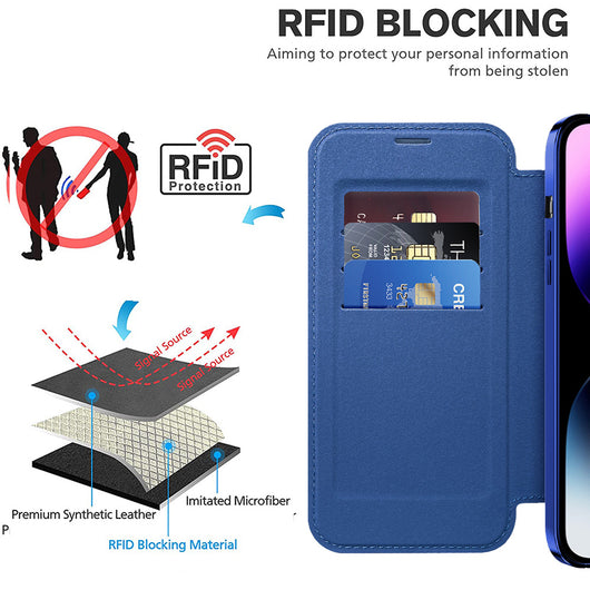 Funda Protectora con Cargador Inalámbrico Transparente y Soporte para Tarjetas - Image 22