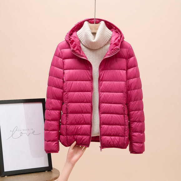 Chaqueta Acolchada Corta para Mujer - Ligera y Cálida