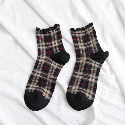 Calcetines Estampado Cuadros para Mujer - Image 5