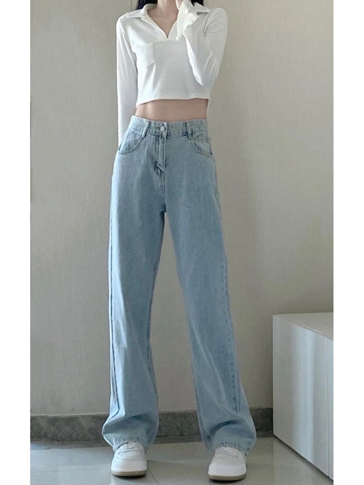 Pantalones Largos de Verano Estilo Retro con Caída Relajada - Image 9