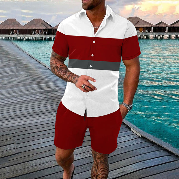 Camisa de Verano para Hombre con Solapa - Outfit Casual Moderno