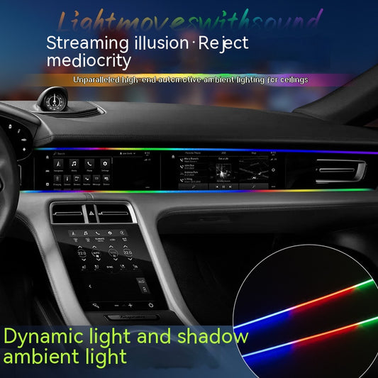 Barra LED Ambiental Oculta para Auto - Iluminación Personalizada