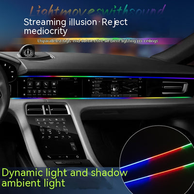 Barra LED Ambiental Oculta para Auto - Iluminación Personalizada