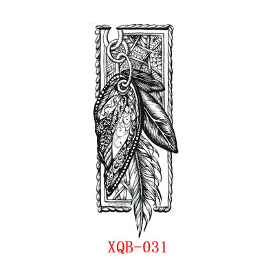 Tatuaje Temporal Floral de Media Manga - Image 32