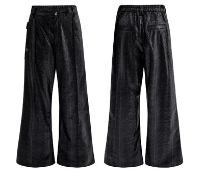 Pantalones Rectos Casuales de Textura Pesada - Corte Suelto y Cómodo - Image 11