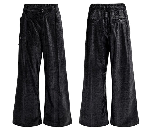 Pantalones Rectos Casuales de Textura Pesada - Corte Suelto y Cómodo - Image 11