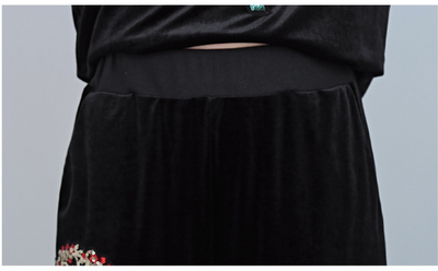 Conjunto Deportivo Mujer con Blusa Manga Larga y Pantalón Ajustado Diamantes Rosa - Image 6