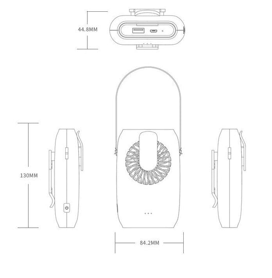 Ventilador Deportivo USB con Carga Inalámbrica - Image 17