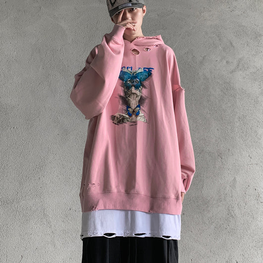 Sudadera con Capucha Skeleton Butterfly - Diseño de Moda Urbana - Image 5