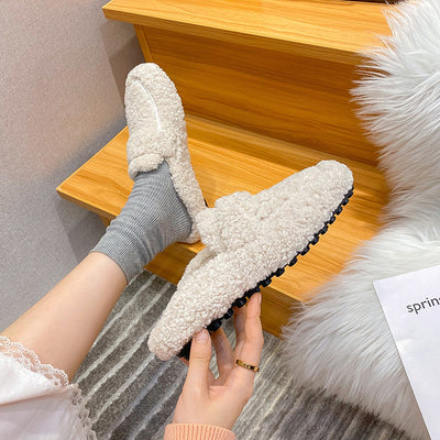 Zapatos Cálidos Acolchados de Terciopelo para Mujer Talla Grande - Image 11