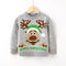 Suéter Navideño Infantil con Diseño de Reno - Pullover Acogedor para Niños y Niñas