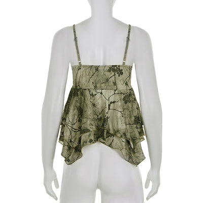 Vestido Retro Cuello V Cintura Marcada Diseño Asimétrico - Image 27