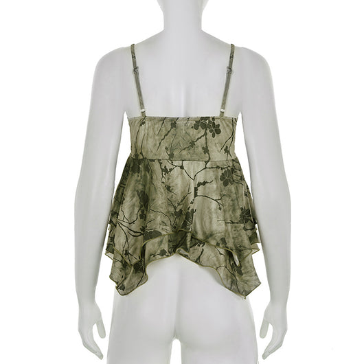 Vestido Retro Cuello V Cintura Marcada Diseño Asimétrico - Image 27