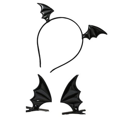 Juego de Diadema y Pinzas con Murciélagos para Halloween - Image 2