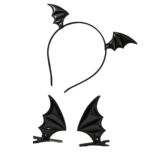 Juego de Diadema y Pinzas con Murciélagos para Halloween - Image 2