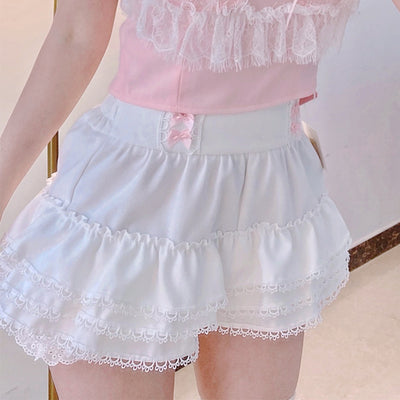 Short Tata con Encaje Blanco Delicado - Image 3