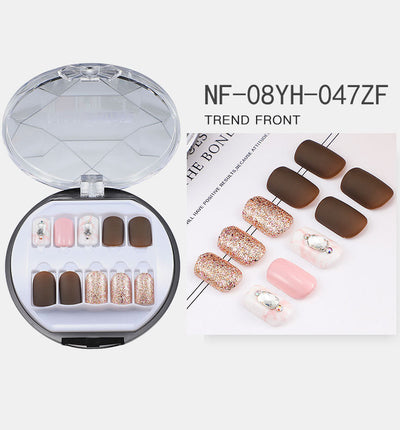 Uñas Postizas Coreanas Removibles Waterproof - Set 30 Piezas Manicura Instantánea - Image 31