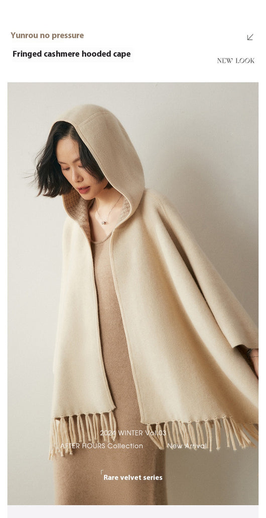 Capa Poncho con Capucha y Aislamiento de Aire Engrosado - Image 23