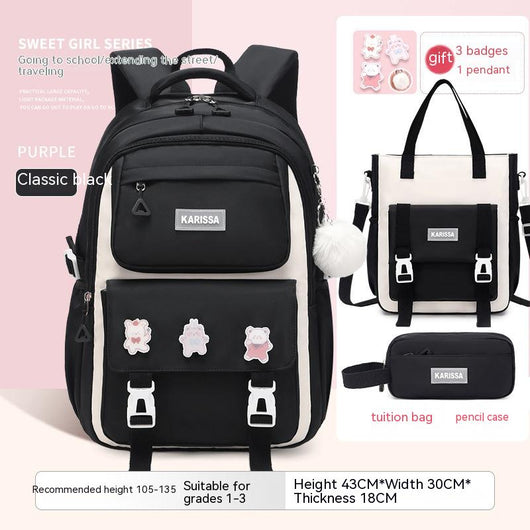 Mochila Escolar Impermeable para Niñas - Gran Capacidad y Resistente - Image 25