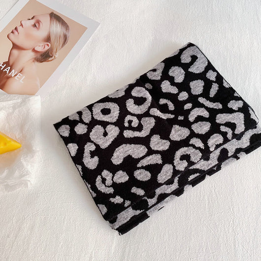 Bufanda Leopardo Moda Europa América - Cálida y Versátil para Mujer - Image 25