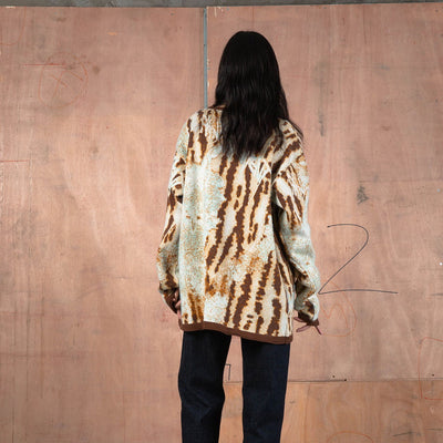 Cardigan de Punto con Estampado Animal para Mujer - Image 9