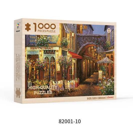 Puzzle de Madera para Adultos 1000 Piezas Formas Especiales Navidad Personalizado Juguete Educativo - Image 9