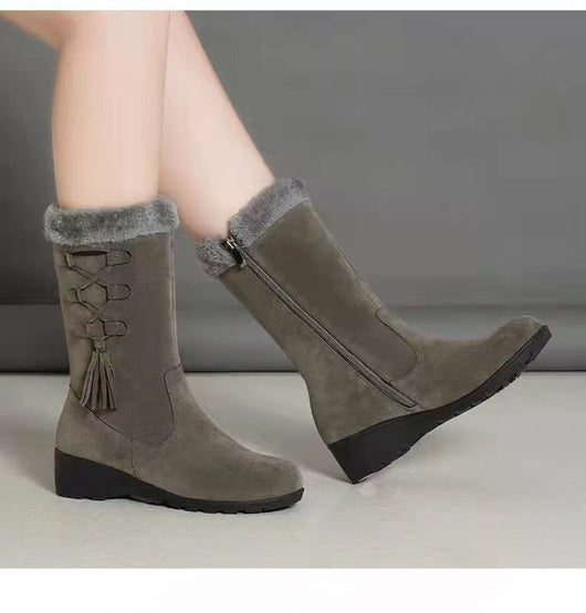 Botas de Algodón con Forro Polar - Calzado Cálido y Acolchado - Image 4